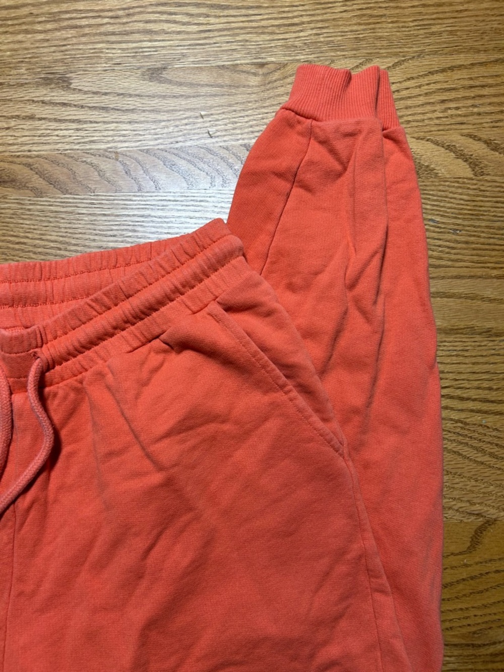 ASOS Design Orange Daysocial Tee and Jogger Set Size Small - Picture 7 of 9